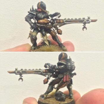 Dark Eldar Kabalite Warrior Heavy Weapons user by Thentox