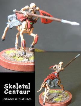Skeletal  centaur by Moheji