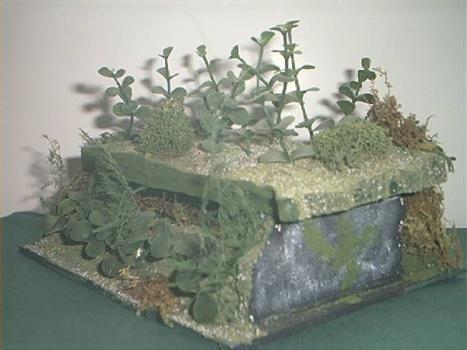 Scratchbuilt bunker, oblique view by ASYFAMA
