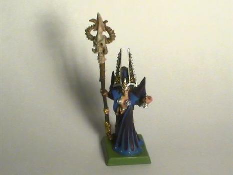 Dark elf sorceress by Elrohir