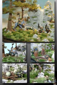woodelf diorama by Sascha Wagener
