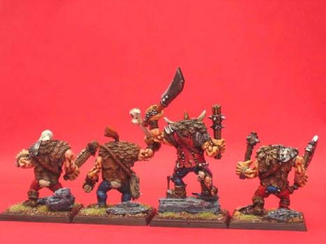 Golgfag's mercenary ogres - Les ogres de Glogfag by Naoned