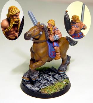 Roth Mac Morn on battle steed by vorph