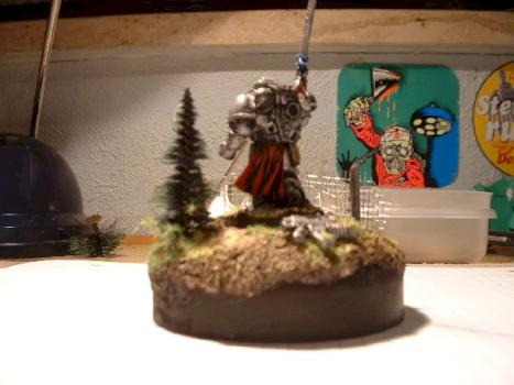 My Black Templars emperors champion from the rear by Cradle