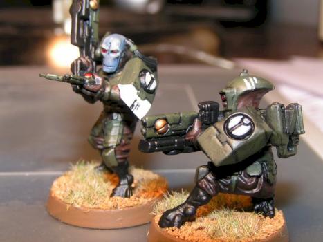 Tau Fire Warriors by rossnm