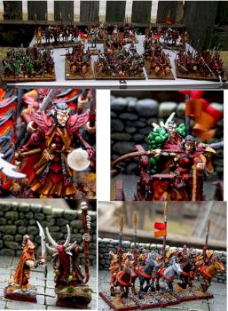 Dark Elf Army by AmberAnn