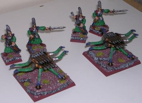 high elf bolt throwers by Judo sam