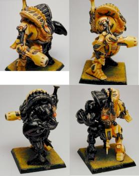 Old black legion chaos dreadnought by AttitudeAdjuster