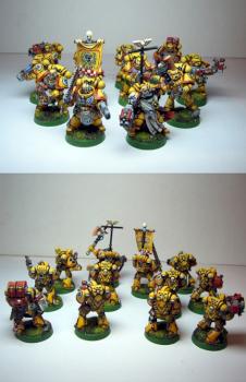 Imperial Fist Tatical Squad by Komrad
