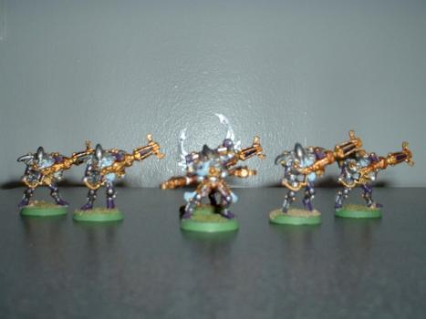 Eldar Warp Spiders by akaru