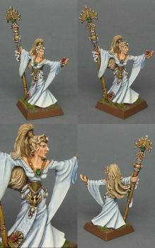 High Elf Mage (Alarielle the Everqueen) by GriffinPainting