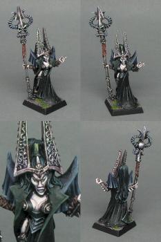Dark Elf Sorceress by GriffinPainting