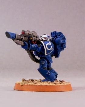 ultramarine with lazer cannon by Dave4tin