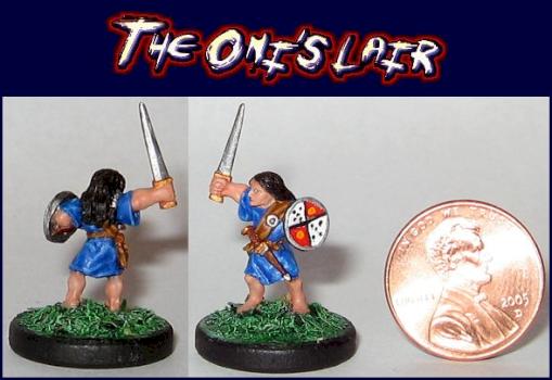 15mm Demonworld Thain Warrior by Onis Lair