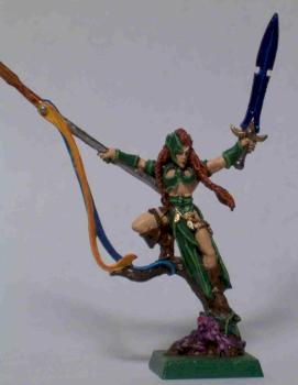 Wood Elf War Dancer Lord by Blue Bacchus