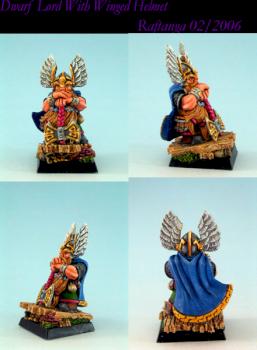 Dwarf Lord with Winged Helmet by phael_minis