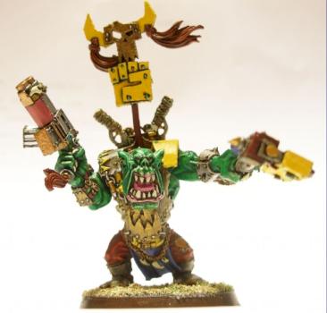 ork warboss warhammer 40000 by Ghazghkull