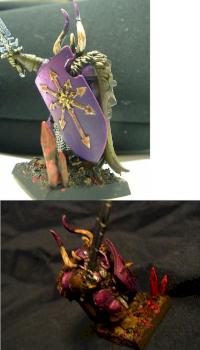 Slaanesh Warrior by Ritha