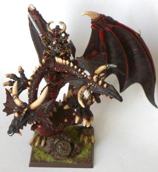 CHAOS LORD ON A DRAGON by Baran