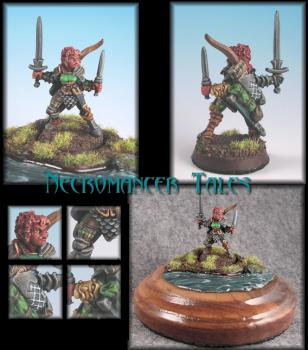 Janara, Female Half-Orc Fighter (Revised) by EArkham