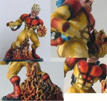 X-Man Pyro conversion now Painted by Lord Korhyl