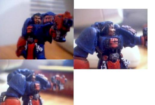 Captain Cortez of the Crimson Fists by Cottomswab