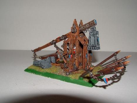 Bretonnian trebouchet by Rusiel