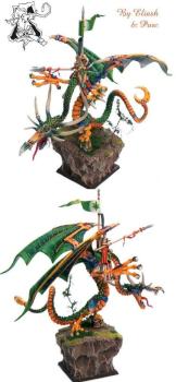 Wood Elf Forest Lord on Dragon by Eliash by Black Gobbo