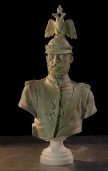 Bust of Tsar Nicholas II of Russia by palmielcore