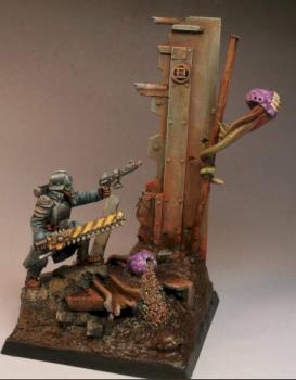 Sergeant Death korps vs spore mines by fix