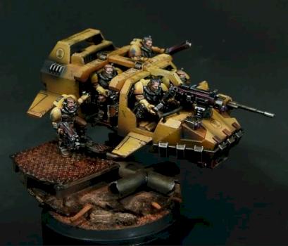 Landspeeder Storm - Gold 40k vehicule GD UK 2009 by akaranseth