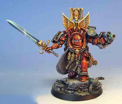 Heavy duty Marneus Calgar conversion by Wappellious