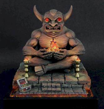Demon Idol inspired by the AD&D players handbook cover by SaxonAngel