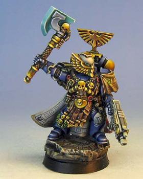 Space Marine Command squad veteran by Wappellious