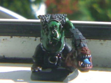 Ork with squig WIP by Gergio