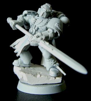 Space Marine conversion by Kwynt