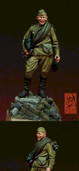 Soviet soldier in exultation by EricChan1981