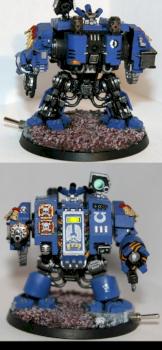 Ultramarine Fox 7 glowing Dreadnought by Mr. Whisper