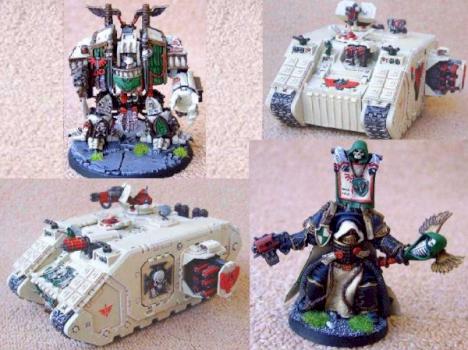 Dark Angels / Deathwing terminators army converted 3 by jbmaster007