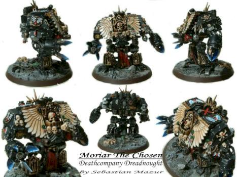 Blood Angel MORIAR the Chosen, Deathcompany Dreadnought by senfone