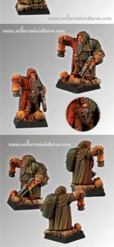 Dwarf Miner Scibor Monstrous Miniatures by Scibor