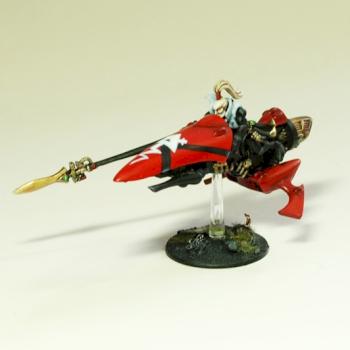Eldar Shining Spears Exarch Jetbike by weina