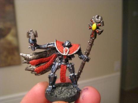 Ice Blue Metal Necron Lord (OOP) by Dark Trainer