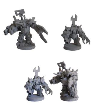 ORK WARBOSS MEGA-ARMOUR + ORK  Scratchbuilt by TheMasterOfTerrains