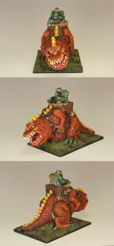 Grendel Resin Orc Squigasaur and Rider by nh.annex