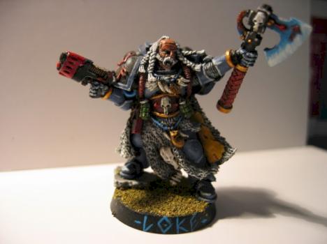 Space Wolves Rune Priest by truse