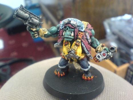 40K ork fighta pilot by Legend in Exile