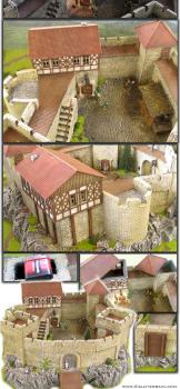 Scenery: Fortress on rock by Dirk
