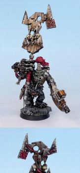 Ork Nob 02 - with WAAAGH Banner by Countersunk81