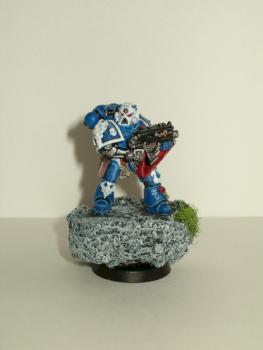 Véteran Ultramarine chasseur de Tyranides by playmocouenno